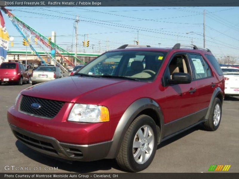 Redfire Metallic / Pebble Beige 2006 Ford Freestyle SE