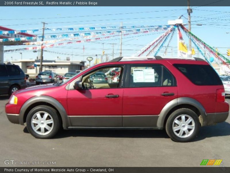 Redfire Metallic / Pebble Beige 2006 Ford Freestyle SE