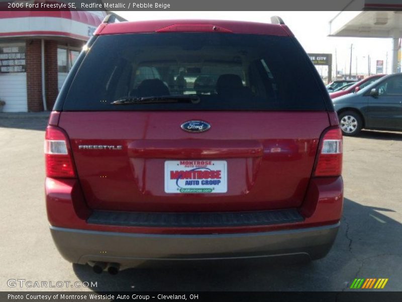 Redfire Metallic / Pebble Beige 2006 Ford Freestyle SE