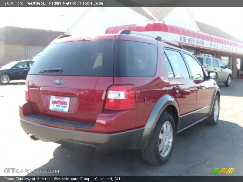 Redfire Metallic / Pebble Beige 2006 Ford Freestyle SE