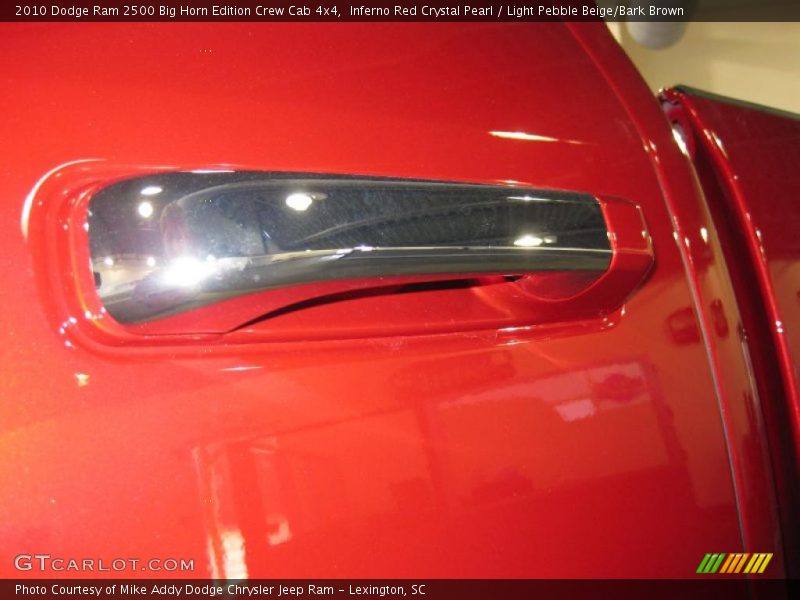 Inferno Red Crystal Pearl / Light Pebble Beige/Bark Brown 2010 Dodge Ram 2500 Big Horn Edition Crew Cab 4x4