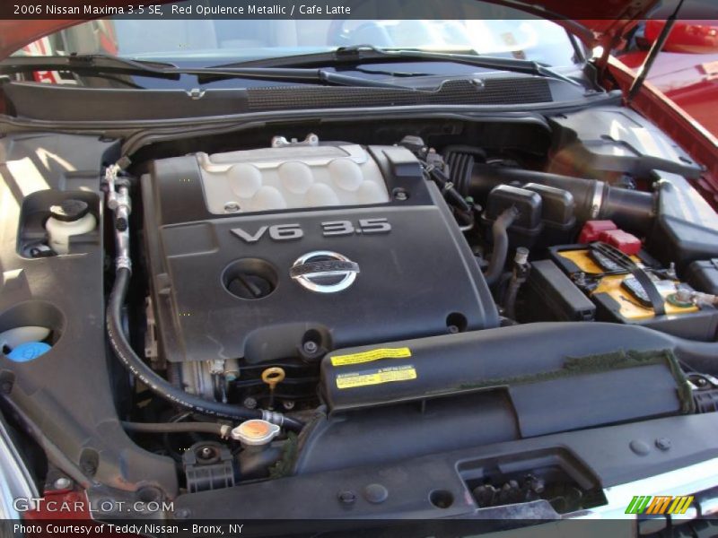 Red Opulence Metallic / Cafe Latte 2006 Nissan Maxima 3.5 SE