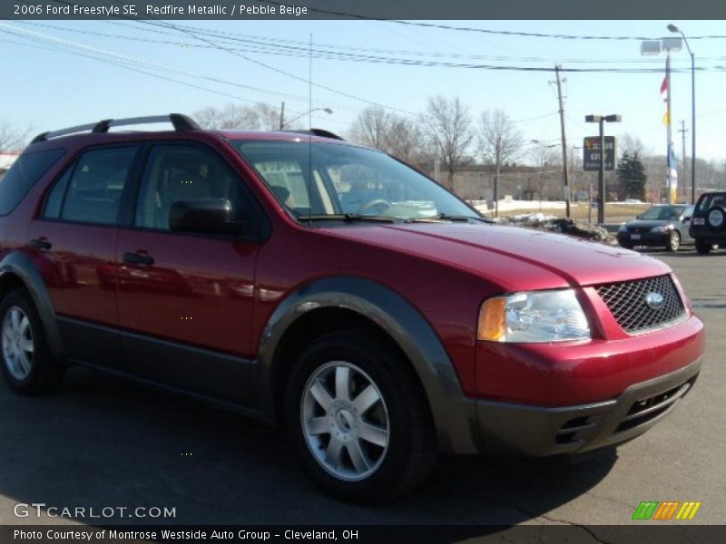 Redfire Metallic / Pebble Beige 2006 Ford Freestyle SE