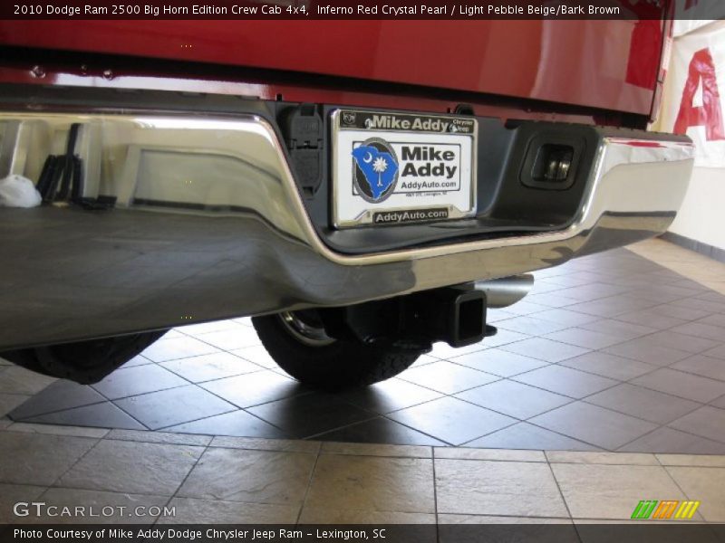 Inferno Red Crystal Pearl / Light Pebble Beige/Bark Brown 2010 Dodge Ram 2500 Big Horn Edition Crew Cab 4x4