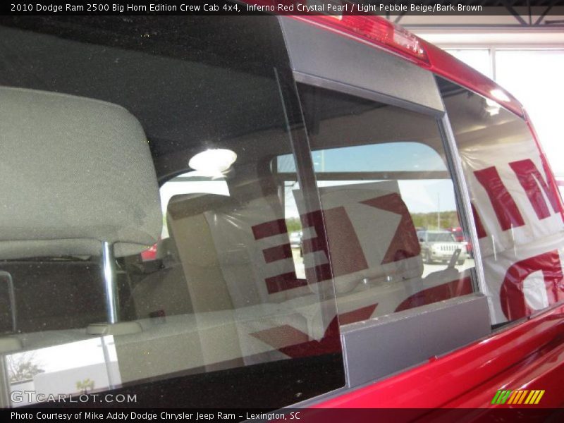 Inferno Red Crystal Pearl / Light Pebble Beige/Bark Brown 2010 Dodge Ram 2500 Big Horn Edition Crew Cab 4x4