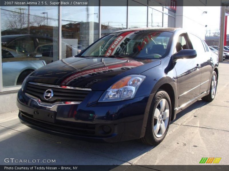 Super Black / Charcoal 2007 Nissan Altima 2.5 S