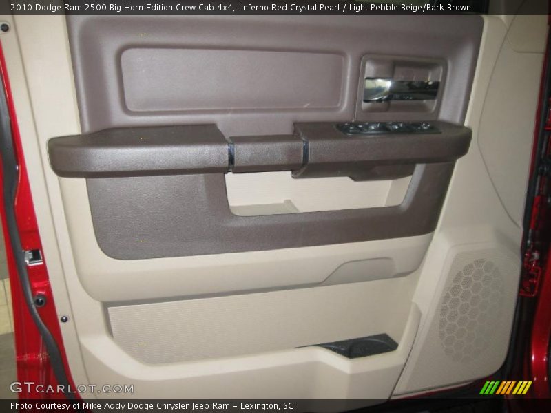 Inferno Red Crystal Pearl / Light Pebble Beige/Bark Brown 2010 Dodge Ram 2500 Big Horn Edition Crew Cab 4x4