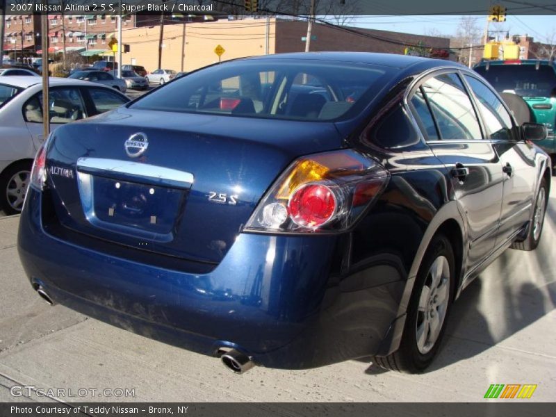 Super Black / Charcoal 2007 Nissan Altima 2.5 S