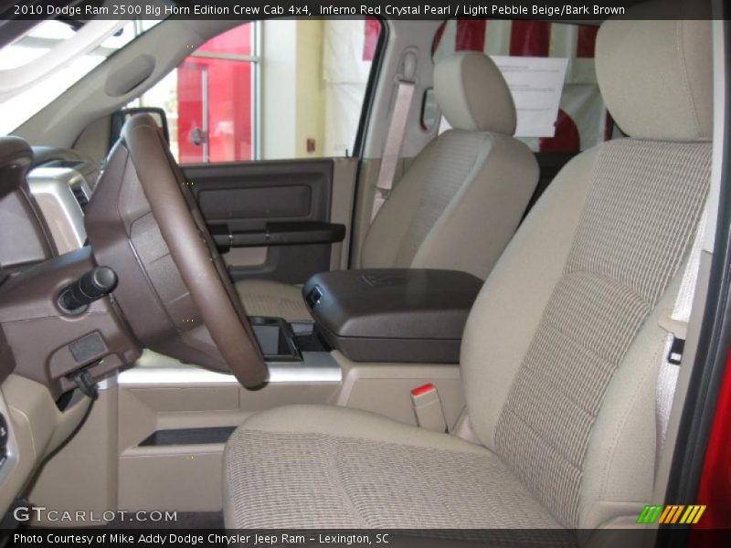 Inferno Red Crystal Pearl / Light Pebble Beige/Bark Brown 2010 Dodge Ram 2500 Big Horn Edition Crew Cab 4x4
