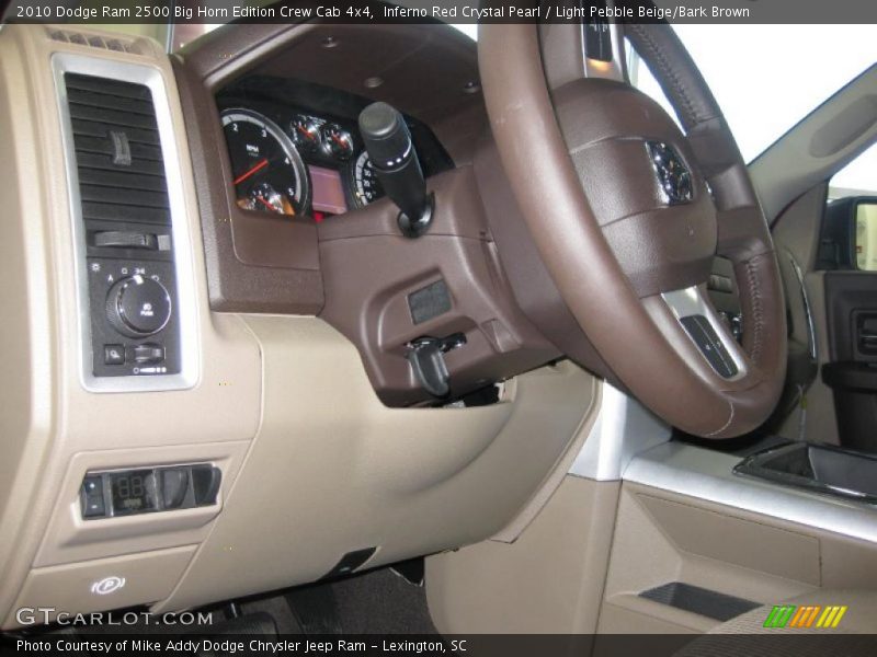 Inferno Red Crystal Pearl / Light Pebble Beige/Bark Brown 2010 Dodge Ram 2500 Big Horn Edition Crew Cab 4x4
