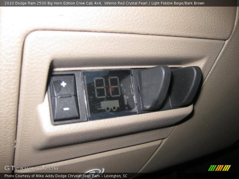 Inferno Red Crystal Pearl / Light Pebble Beige/Bark Brown 2010 Dodge Ram 2500 Big Horn Edition Crew Cab 4x4