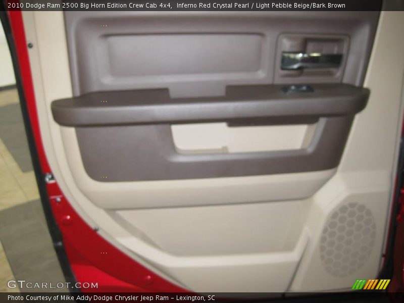 Inferno Red Crystal Pearl / Light Pebble Beige/Bark Brown 2010 Dodge Ram 2500 Big Horn Edition Crew Cab 4x4