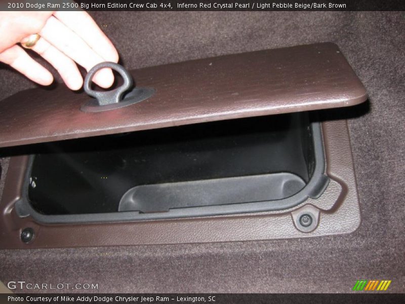 Inferno Red Crystal Pearl / Light Pebble Beige/Bark Brown 2010 Dodge Ram 2500 Big Horn Edition Crew Cab 4x4