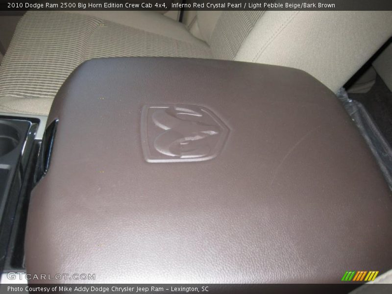 Inferno Red Crystal Pearl / Light Pebble Beige/Bark Brown 2010 Dodge Ram 2500 Big Horn Edition Crew Cab 4x4