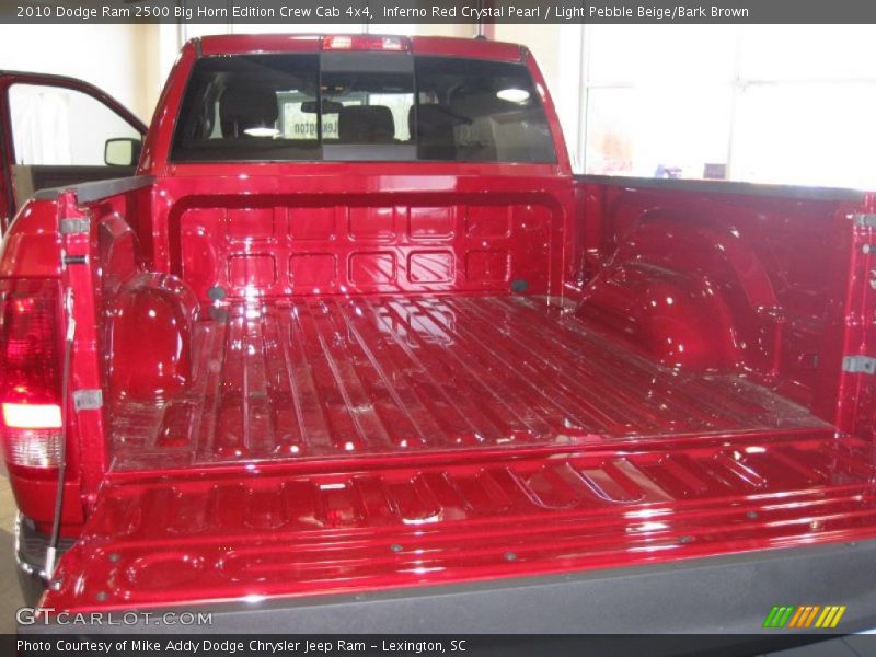 Inferno Red Crystal Pearl / Light Pebble Beige/Bark Brown 2010 Dodge Ram 2500 Big Horn Edition Crew Cab 4x4