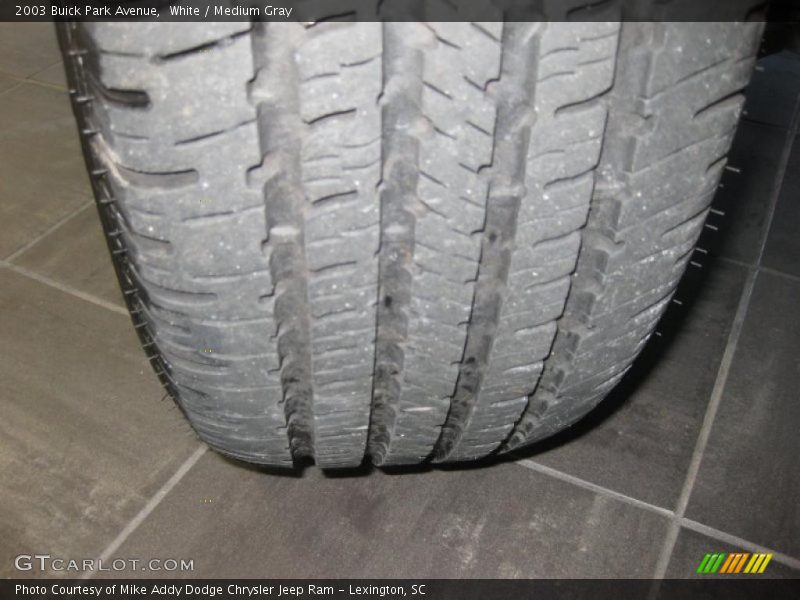 White / Medium Gray 2003 Buick Park Avenue
