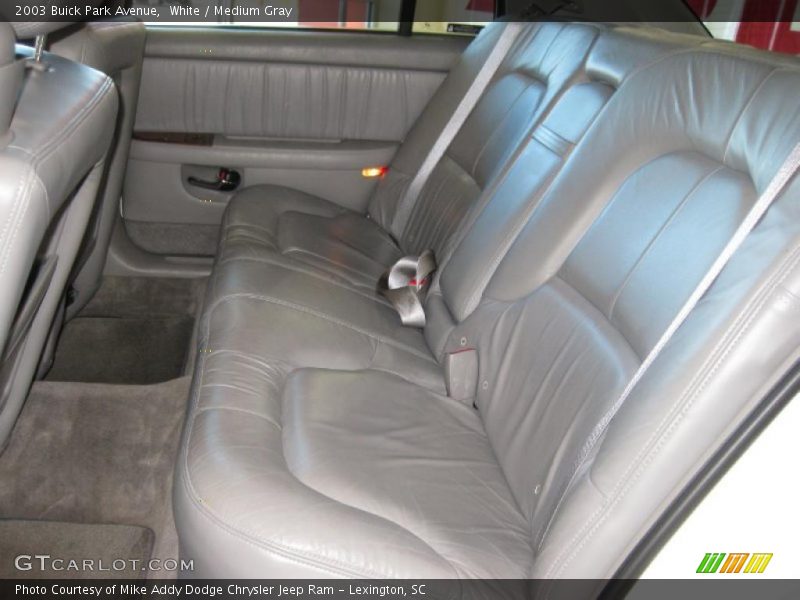 White / Medium Gray 2003 Buick Park Avenue
