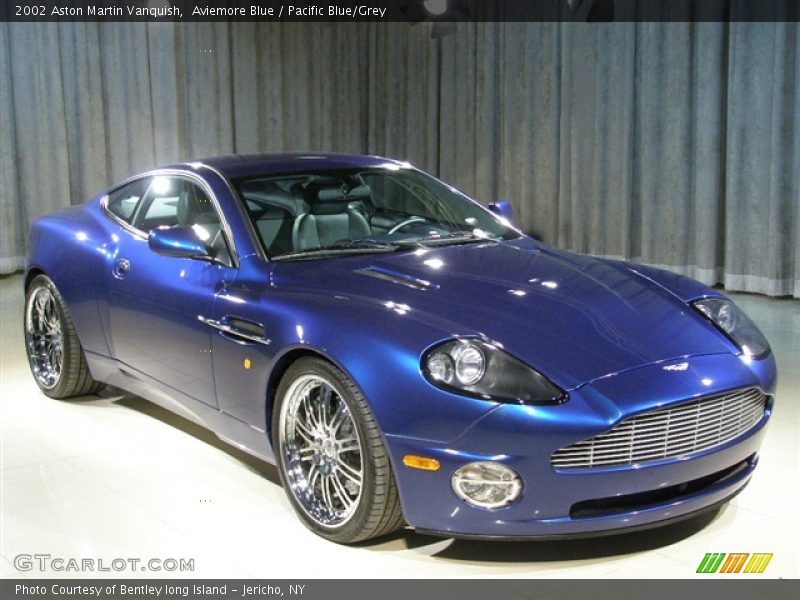 Aviemore Blue / Pacific Blue/Grey 2002 Aston Martin Vanquish