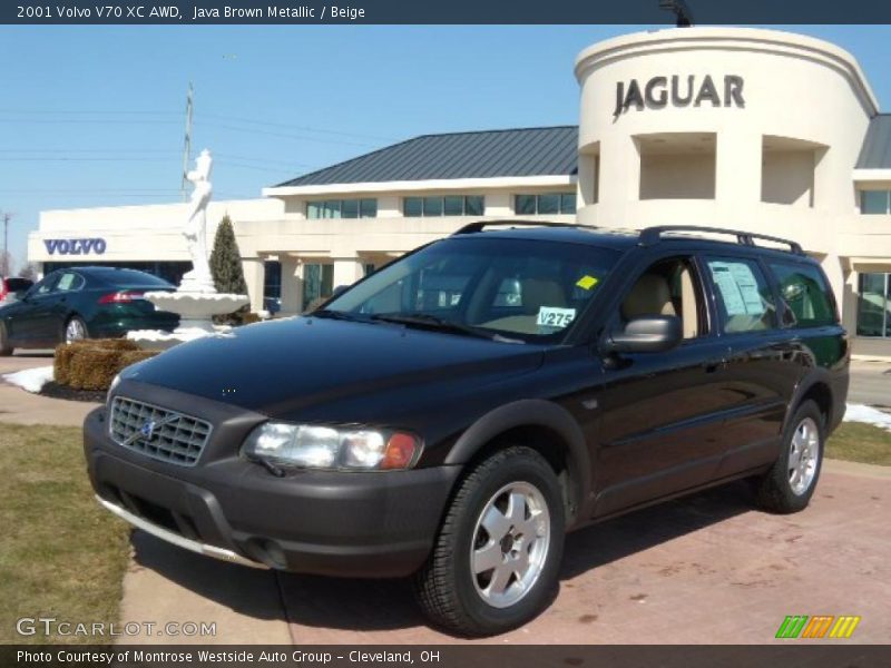 Java Brown Metallic / Beige 2001 Volvo V70 XC AWD