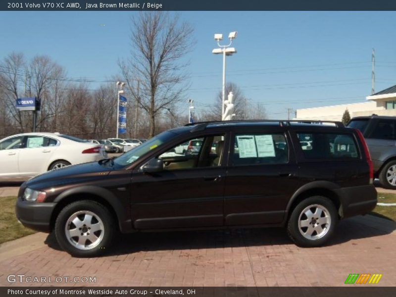 Java Brown Metallic / Beige 2001 Volvo V70 XC AWD
