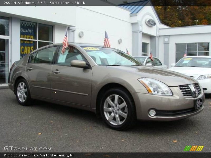 Spirited Bronze / Black 2004 Nissan Maxima 3.5 SL