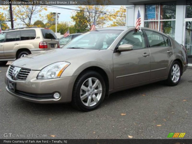 Spirited Bronze / Black 2004 Nissan Maxima 3.5 SL