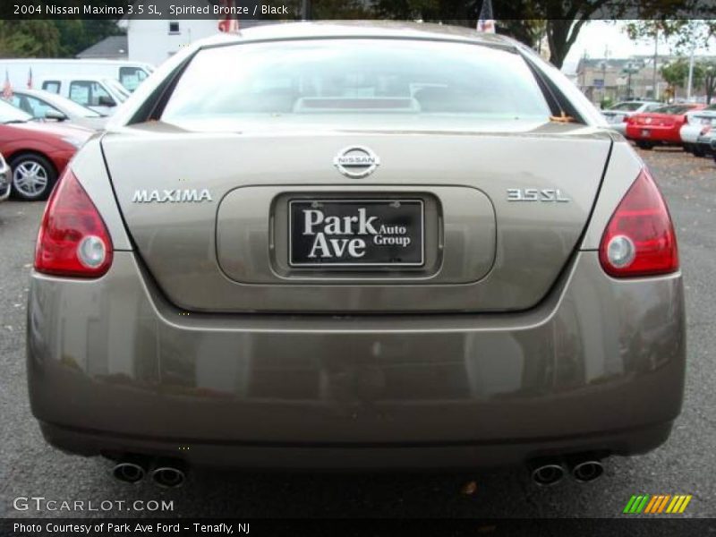 Spirited Bronze / Black 2004 Nissan Maxima 3.5 SL
