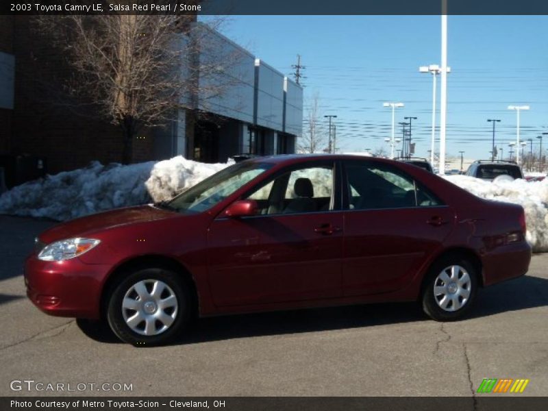 Salsa Red Pearl / Stone 2003 Toyota Camry LE