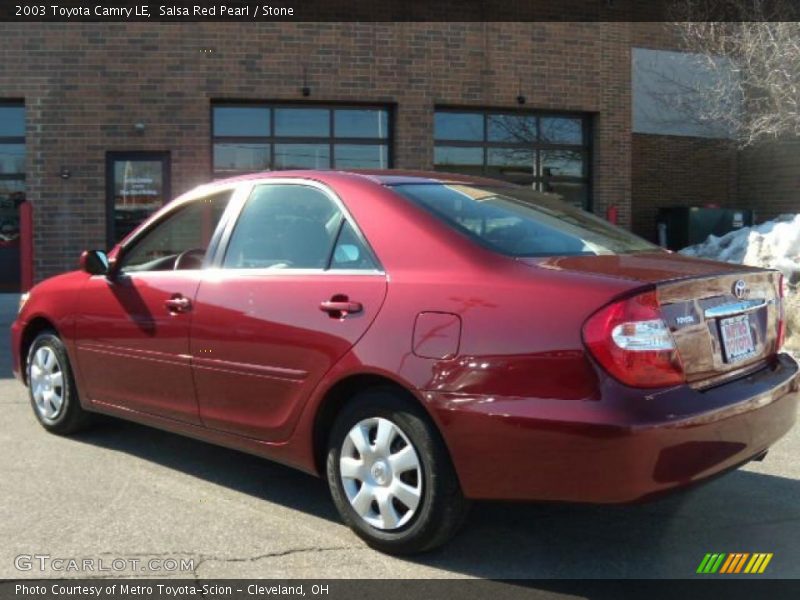 Salsa Red Pearl / Stone 2003 Toyota Camry LE