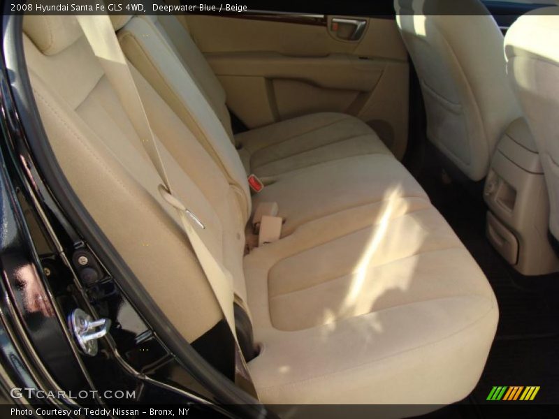 Deepwater Blue / Beige 2008 Hyundai Santa Fe GLS 4WD