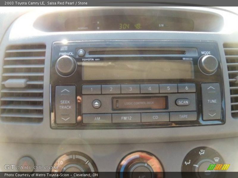 Salsa Red Pearl / Stone 2003 Toyota Camry LE
