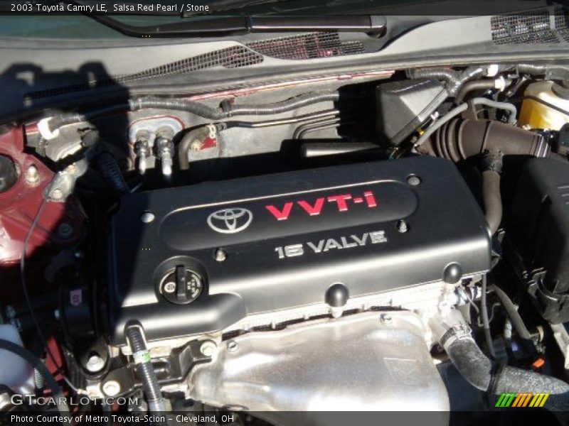 Salsa Red Pearl / Stone 2003 Toyota Camry LE