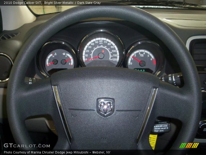 Bright Silver Metallic / Dark Slate Gray 2010 Dodge Caliber SXT
