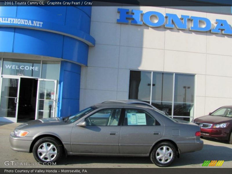 Graphite Gray Pearl / Gray 2001 Toyota Camry CE