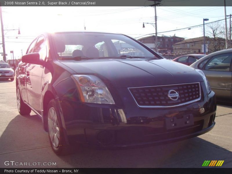 Super Black / Charcoal/Steel 2008 Nissan Sentra 2.0