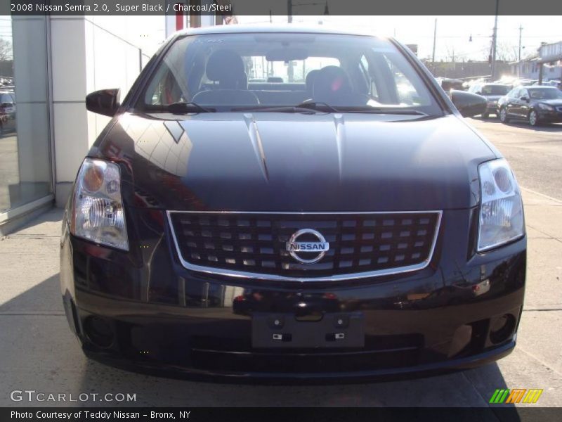 Super Black / Charcoal/Steel 2008 Nissan Sentra 2.0