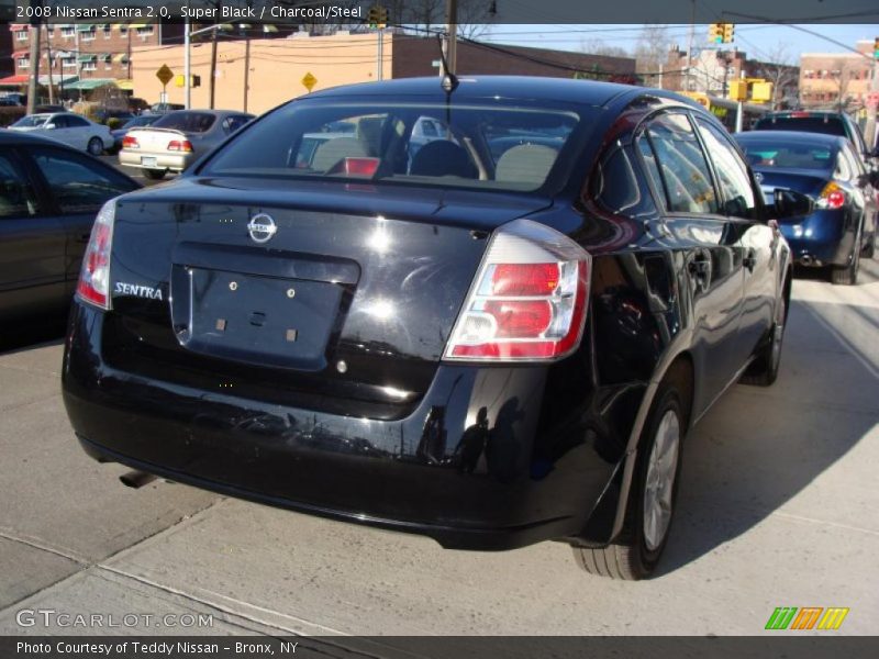 Super Black / Charcoal/Steel 2008 Nissan Sentra 2.0