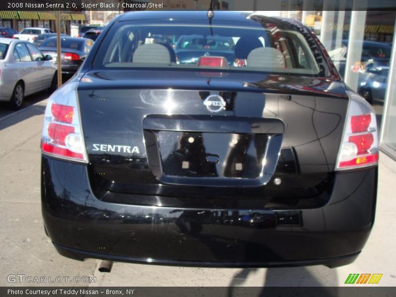 Super Black / Charcoal/Steel 2008 Nissan Sentra 2.0