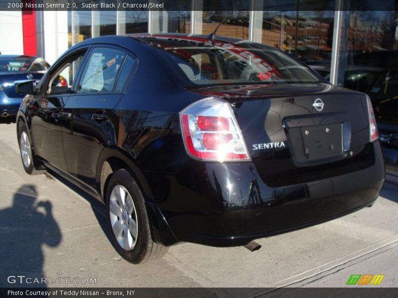 Super Black / Charcoal/Steel 2008 Nissan Sentra 2.0