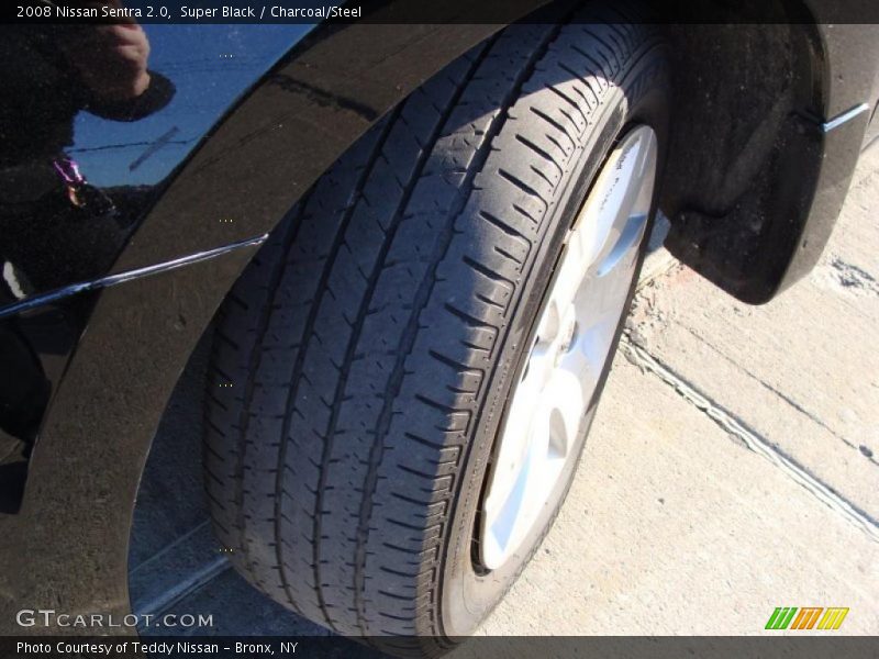Super Black / Charcoal/Steel 2008 Nissan Sentra 2.0