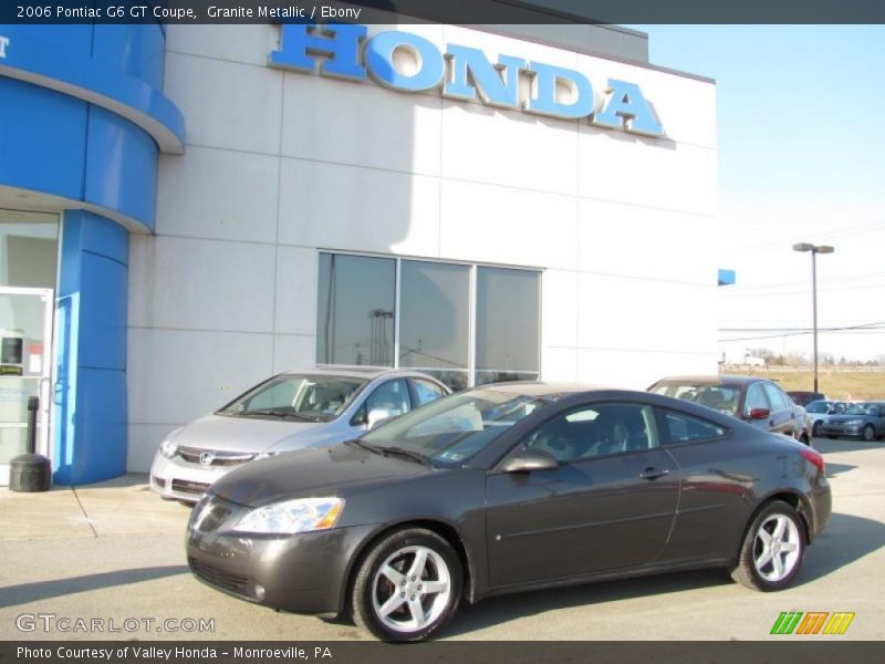 Granite Metallic / Ebony 2006 Pontiac G6 GT Coupe