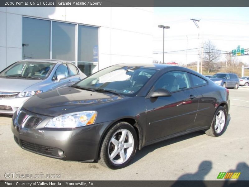 Granite Metallic / Ebony 2006 Pontiac G6 GT Coupe