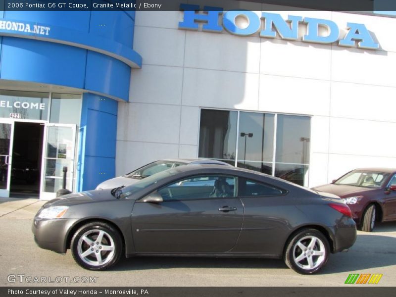 Granite Metallic / Ebony 2006 Pontiac G6 GT Coupe