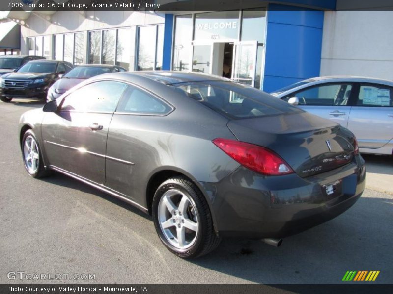 Granite Metallic / Ebony 2006 Pontiac G6 GT Coupe