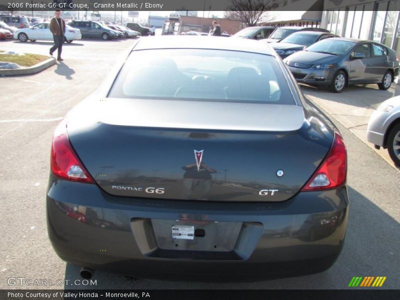 Granite Metallic / Ebony 2006 Pontiac G6 GT Coupe