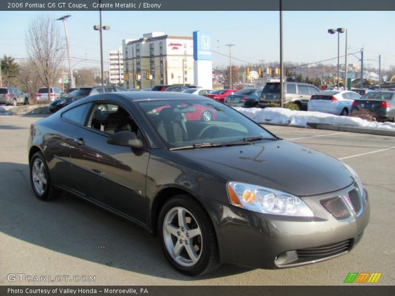 Granite Metallic / Ebony 2006 Pontiac G6 GT Coupe