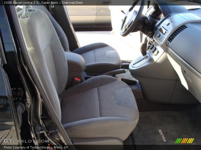 Super Black / Charcoal/Steel 2008 Nissan Sentra 2.0