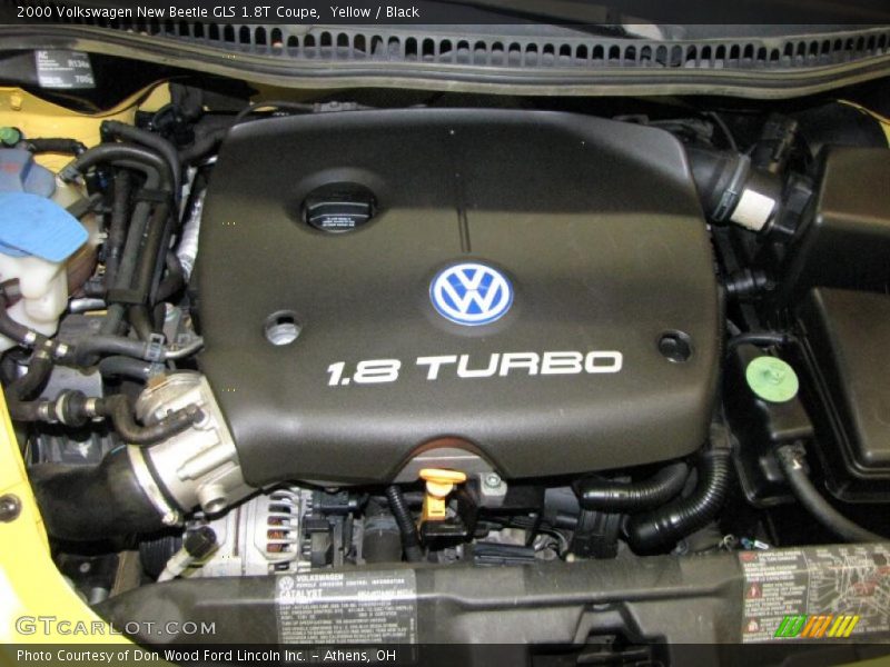Yellow / Black 2000 Volkswagen New Beetle GLS 1.8T Coupe