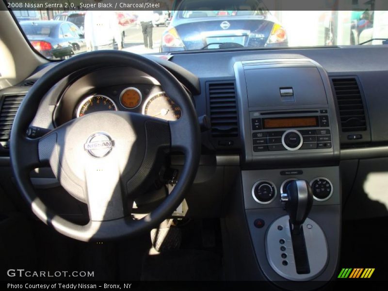 Super Black / Charcoal/Steel 2008 Nissan Sentra 2.0