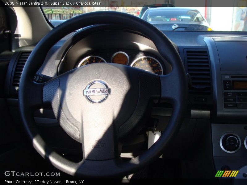 Super Black / Charcoal/Steel 2008 Nissan Sentra 2.0
